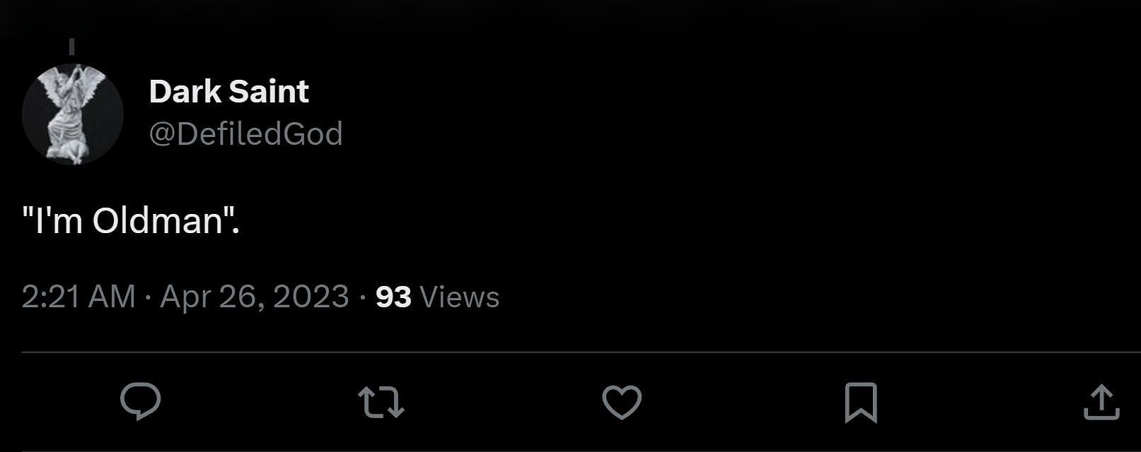A tweet reply to DF's post (Image via Twitter)